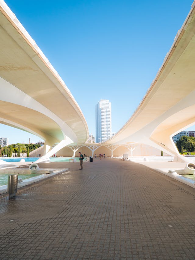 La Ciudad de las Artes y las Ciencias Valencia es uno de los complejos arquitectónicos y culturales más impresionantes de España.